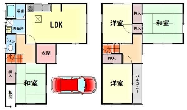 4LDK Detached House for Sale in Izumi City, Osaka - Thumbnail 2