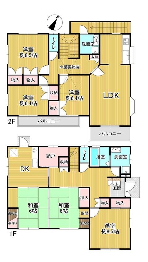 6LDK House in Nara City - 176.3 sqm - Near Gakuenmae - Thumbnail 2
