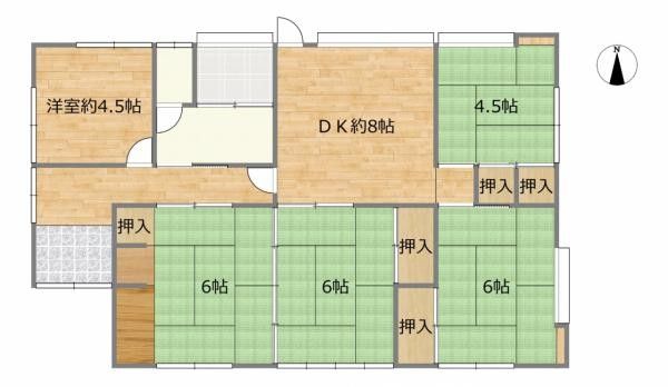 5DK Detached House for Sale in Satsumasendai, Kagoshima - Thumbnail 2