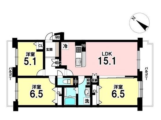 3LDK Apartment for Sale in Sapporo Kita Ward Near Shinkawa Station - Thumbnail 2