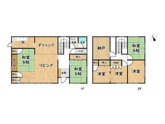 Used 4LDK Detached House in Tatsuno City, Hyogo for 4.9M Yen - Main Image