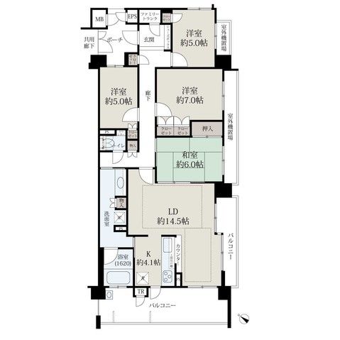 4LDK Condominium in Ikoma, Nara Near Shirahataidai Station - Thumbnail 4