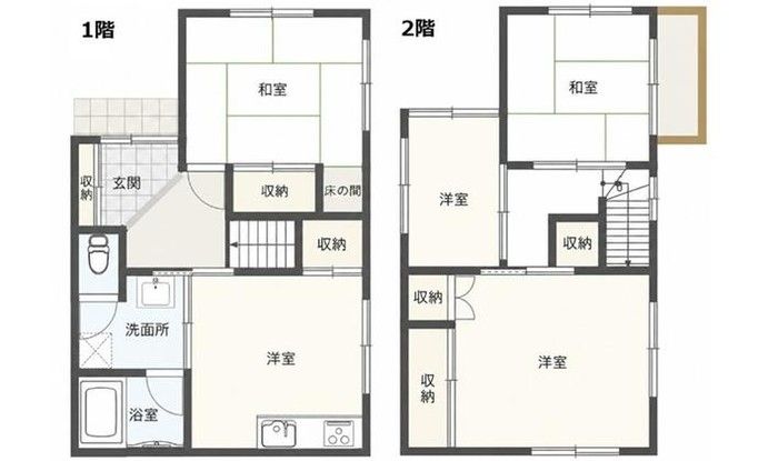 4DK Detached House in Nagatsuka, Hiroshima - 65.4 sqm - Main Image