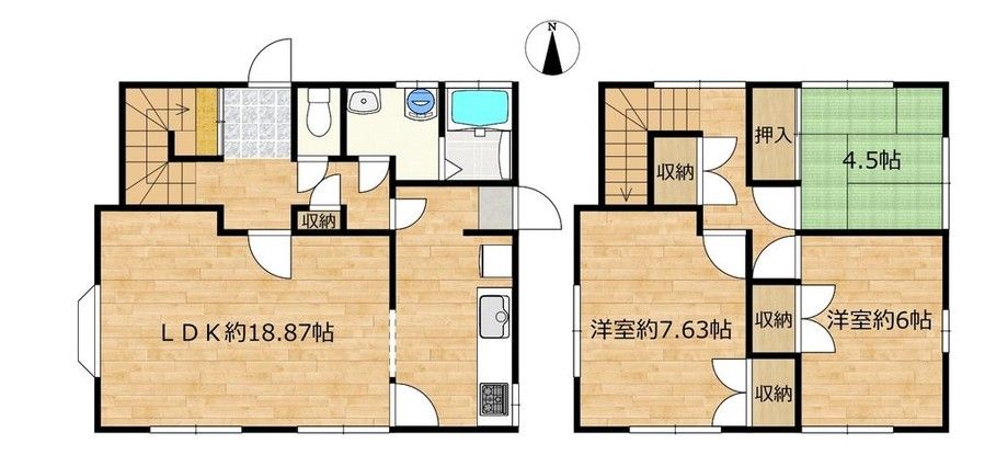 3LDK Detached House in Sendai Izumi Ward - 90.67 sqm - Thumbnail 2
