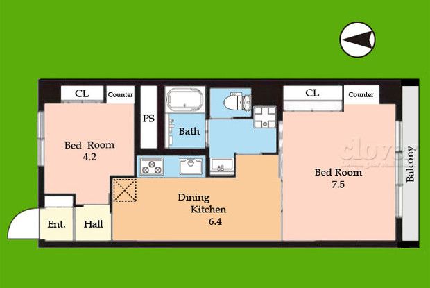 2LDK Apartment for Sale in Itabashi, Tokyo - Thumbnail 2