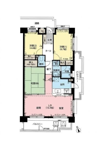 3LDK Apartment for Sale in Midori Ward, Nagoya - Thumbnail 2
