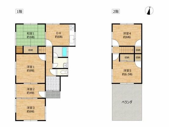 6DK Detached House for Sale in Asakita Ward, Hiroshima - Thumbnail 2