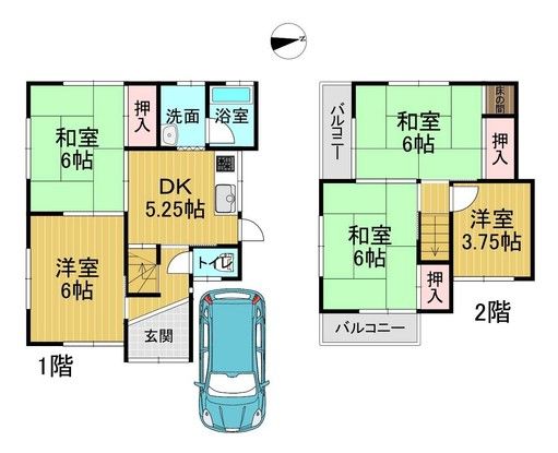 5DK Detached House for Sale in Nara City, 74.15 sqm - Thumbnail 2