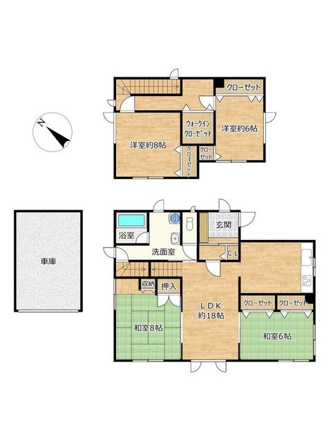 4LDK House for Sale in Kita Ward, Sapporo, Hokkaido - Thumbnail 2