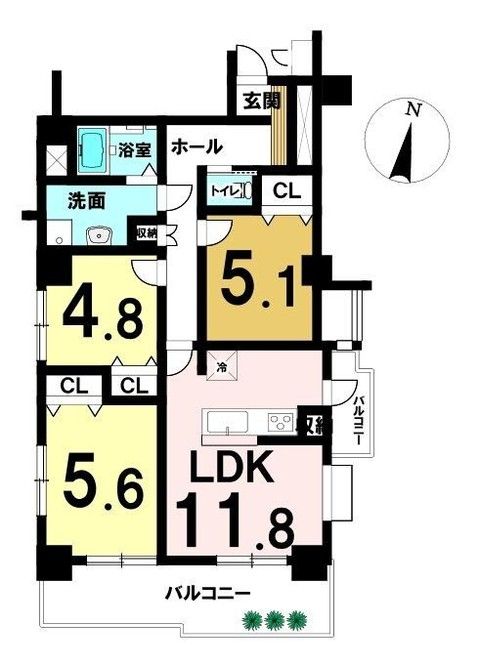 2SLDK Renovated Apartment in Takasaki, Gunma – 68 sqm - Thumbnail 2