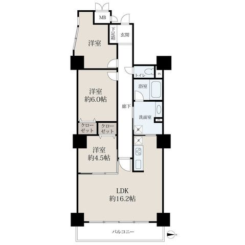 3LDK Apartment in First Tower Otsu MARY, Otsu City - Thumbnail 2