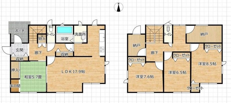 Used 4SLDK Detached House in Takizawa City, Iwate - Thumbnail 2