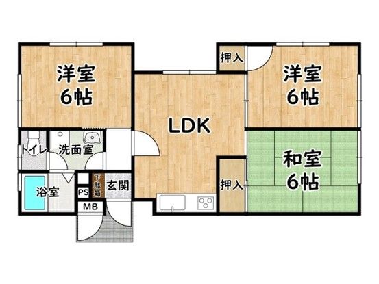 3LDK Apartment for Sale in Himeji, Hyogo Near Hirohata Station - Image 1