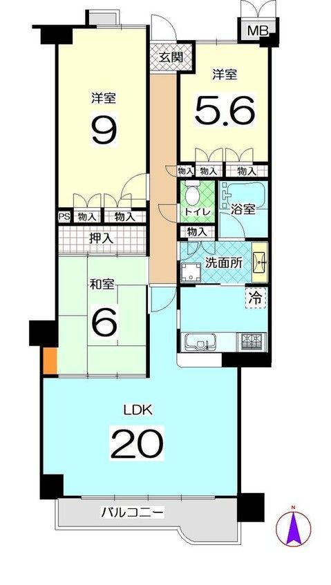 3LDK Apartment for Sale in Yawata, Kyoto - 90.93m² - Thumbnail 2