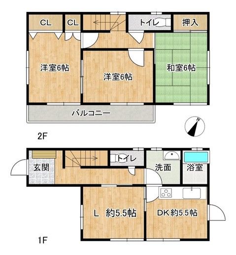 Used 3DK House for Sale in Tomisato, Chiba - Thumbnail 2