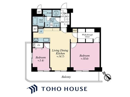 Renovated 2LDK Apartment for Sale in Tsukishima, Central Tokyo - Thumbnail 2