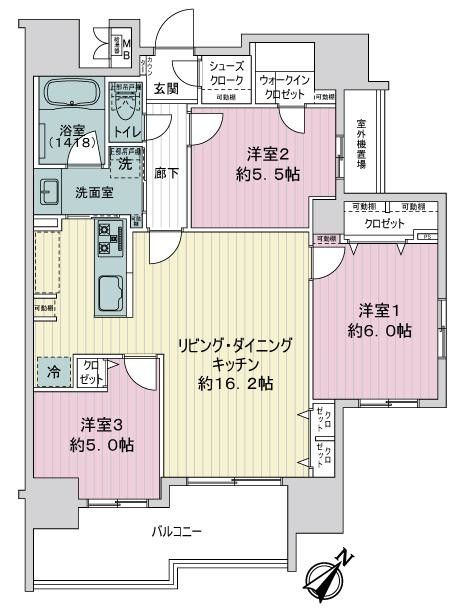 Renovated 3LDK Apartment in Aoto, Katsushika-ku - Thumbnail 4
