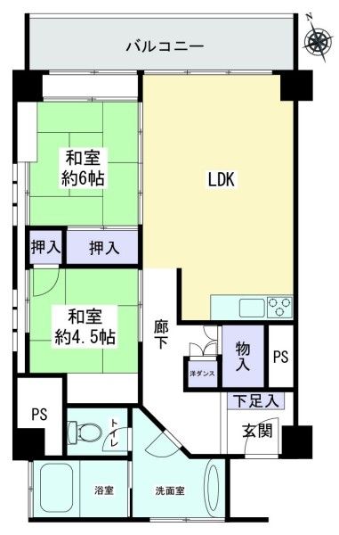 2LDK Apartment for Sale in Atami, Shizuoka - 62.95 sqm - Thumbnail 3
