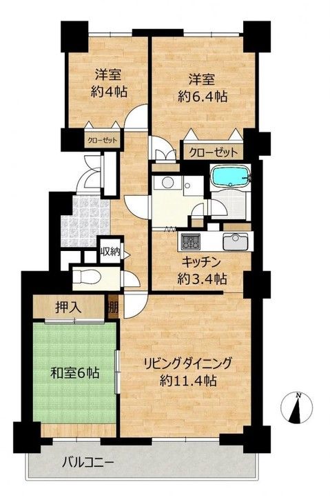 3LDK Apartment for Sale in Sapporo Minami-Ku, Hokkaido - Thumbnail 2