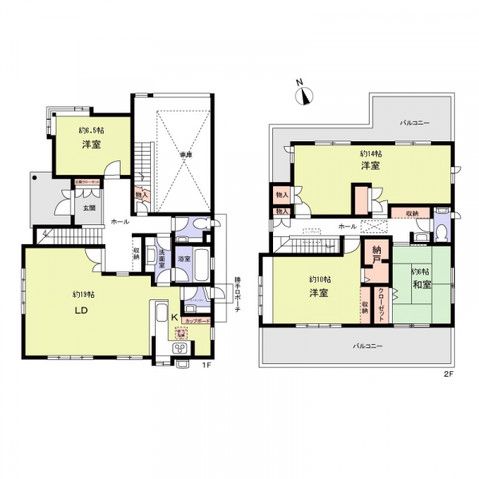 4LDK Detached House for Sale in Tondabayashi, Osaka - Thumbnail 2