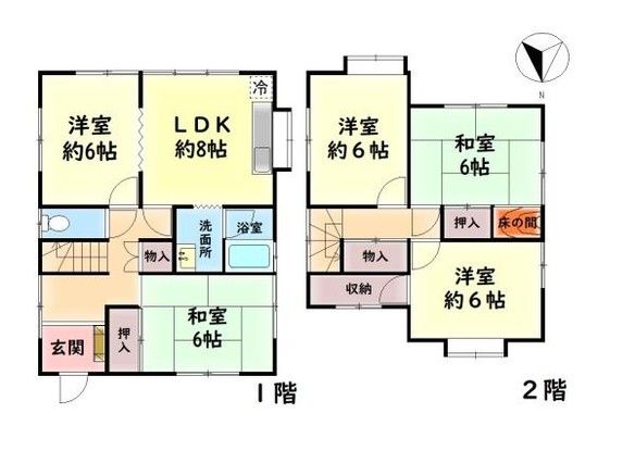 5DK Detached House for Sale in Kumatori, Osaka - 780万円 - Thumbnail 2