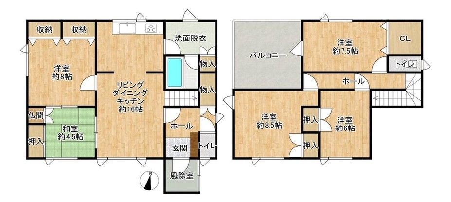 5LDK House for Sale in Higashi-ku, Sapporo, Hokkaido - Thumbnail 2