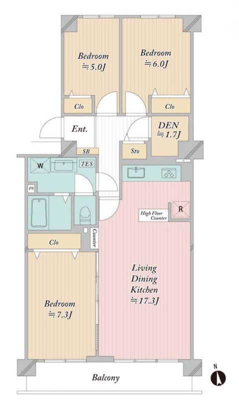 3LDK Apartment for Sale in Nagareyama, Chiba – 81.11m² - Thumbnail 3