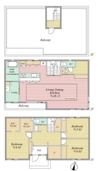 2022 Hebel House in Kofu with Mount Fuji View and Roof Balcony - Thumbnail 2