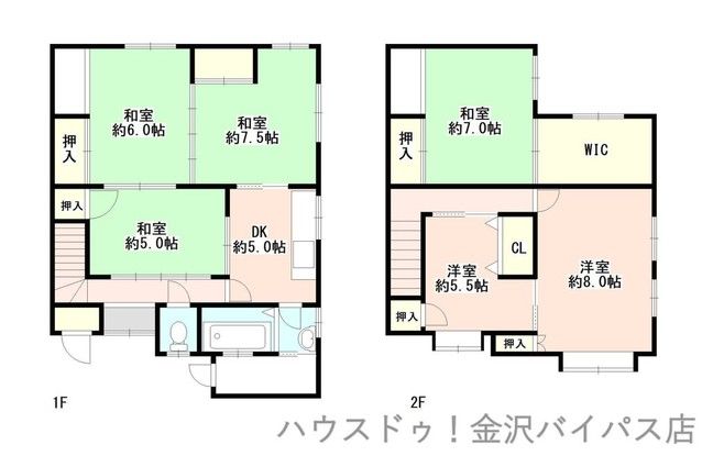 82-Year-Old 6DK House for Sale in Kanazawa, Ishikawa - Thumbnail 2