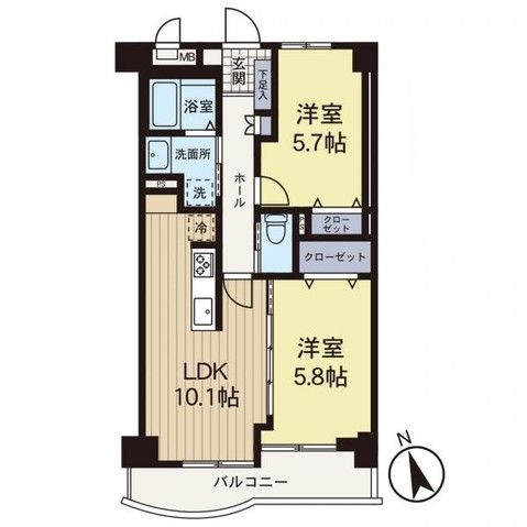 2LDK Apartment for Sale in Kohoku Ward, Yokohama - Thumbnail 3