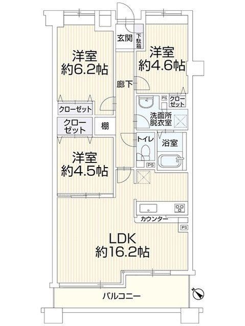 3LDK Apartment for Sale in Takarazuka, Hyogo - 70.02m2 - Thumbnail 2