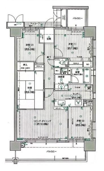 4LDK Apartment for Sale in Tenri, Nara - 80.13 sqm - Thumbnail 2
