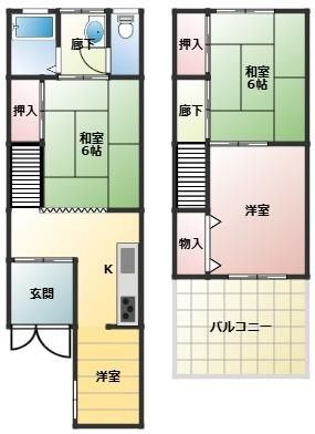 Renovated 4K Terrace House for Sale in Higashiosaka, Osaka - Thumbnail 3