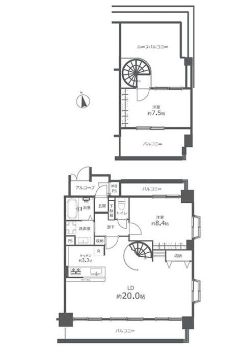 2LDK Apartment in Asaminami-ku, Hiroshima City - 84.7 sqm - Thumbnail 2