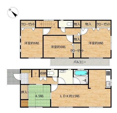 Renovated 4LDK House in Toride, Ibaraki - Thumbnail 2