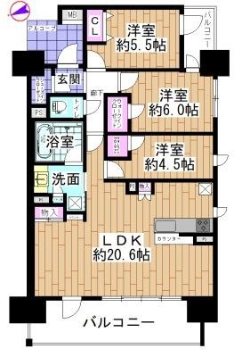 Presence Lodge Yokkaichi Suwacho II 3LDK Apartment for Sale - Thumbnail 2