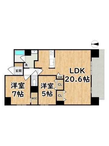 2LDK Apartment for Sale in Himeji, Hyogo - 69.37 sqm - Image 1