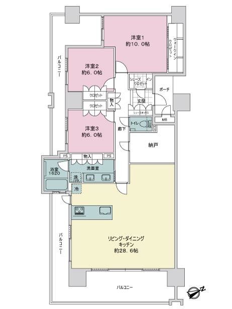 3LDK Apartment with Sakurajima View in Kagoshima City - Thumbnail 2