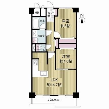 2LDK Apartment for Sale near Miyakojima Station, Osaka - Thumbnail 3