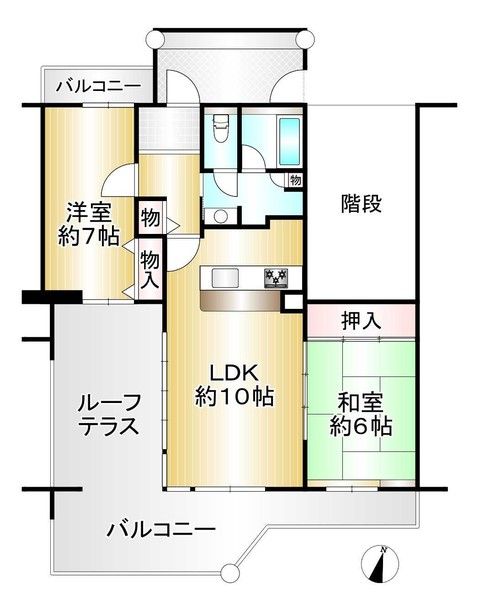 2LDK Apartment for Sale in Koryo-cho, Nara - 66.93m² - Thumbnail 2