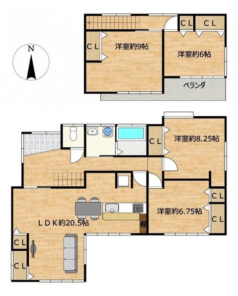 4LDK House in Iwaki City, Fukushima - 121 m² on 304 m² Land - Thumbnail 2