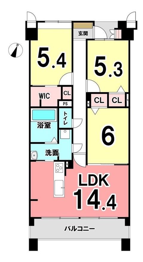 2SLDK Apartment for Sale in Shizuoka City Aoi Ward - Thumbnail 3