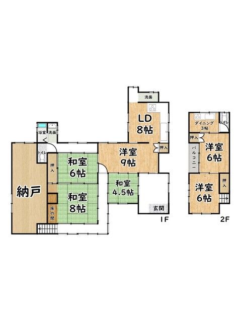 Spacious 6SDK House in Himeji, Hyogo – 480万円 - Thumbnail 2