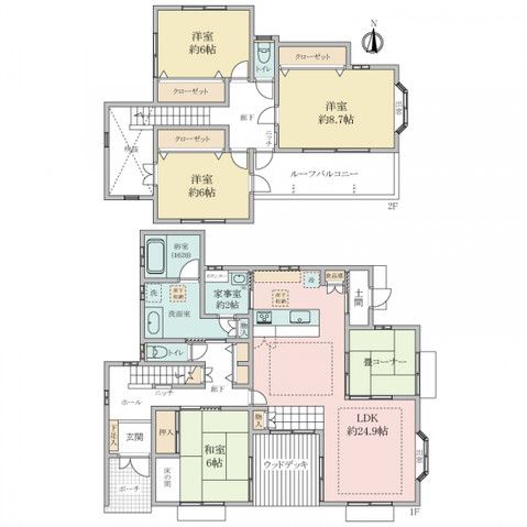 4LDK Detached House in Kobe's Kita-ku Near Shintetsu-Rokko Station - Thumbnail 2