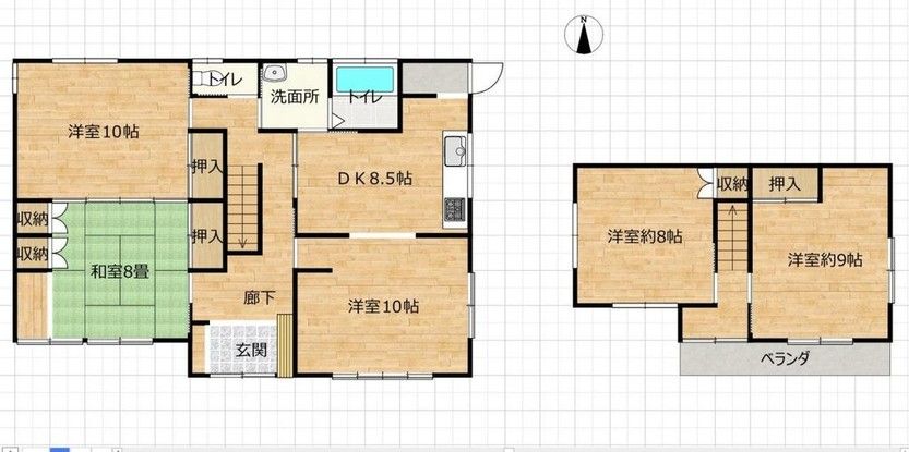 Renovated 4LDK House in Morioka, Iwate - 127.52 sqm - Thumbnail 2