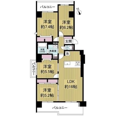 4LDK Apartment in Nishinomiya – Dormi Mukogawa - Thumbnail 3