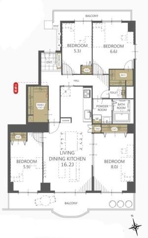 99.84sqm 4LDK Apartment for Sale in Shin-Matsudo, Chiba - Thumbnail 4