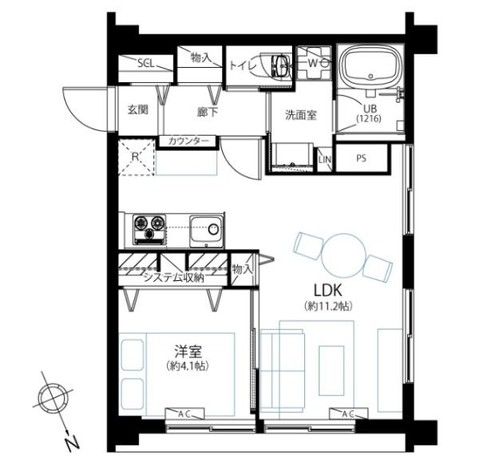 Renovated 1LDK Apartment in Shinjuku, Tokyo - 37.18 sqm - Thumbnail 3