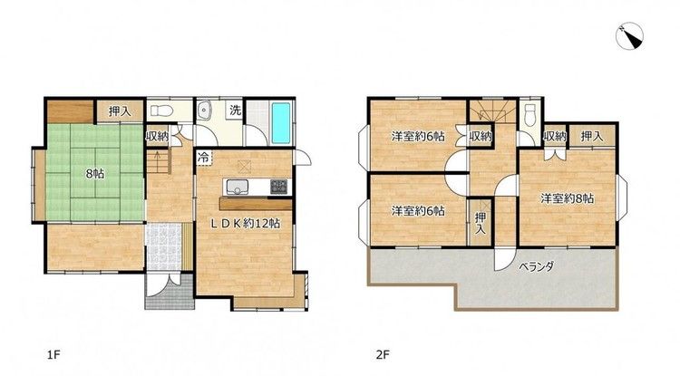 4LDK House for Sale in Koga City, Ibaraki Prefecture - Thumbnail 2