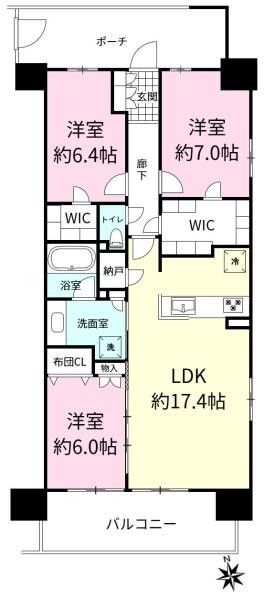 3LDK Apartment for Sale in Mito City, Ibaraki - 84.5 sqm - Thumbnail 2